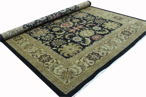 Kashan Multicolor Hand Knotted 80 X 100  Area Rug 902-145268 Image 2