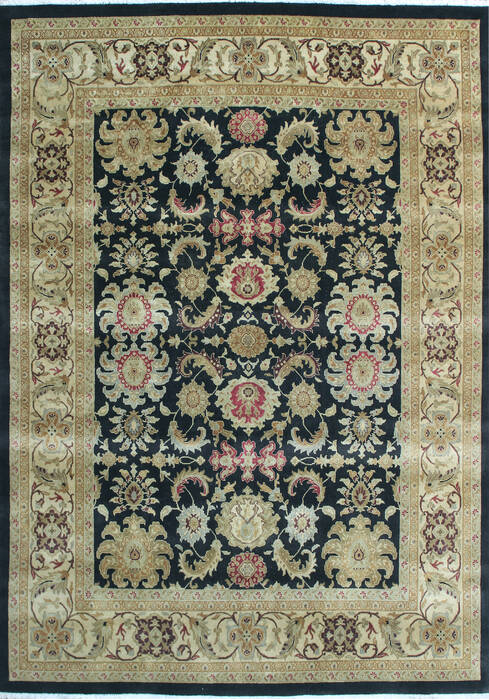 Kashan Multicolor Hand Knotted 80 X 100  Area Rug 902-145268 Image 0