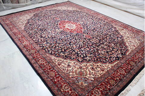 Mahi Blue Hand Knotted 811 X 118  Area Rug 905-145270 Image 2