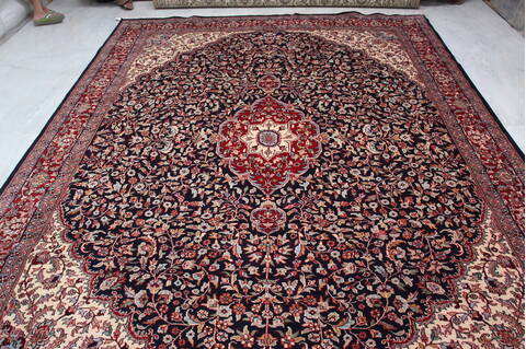 Mahi Blue Hand Knotted 811 X 118  Area Rug 905-145270 Image 9