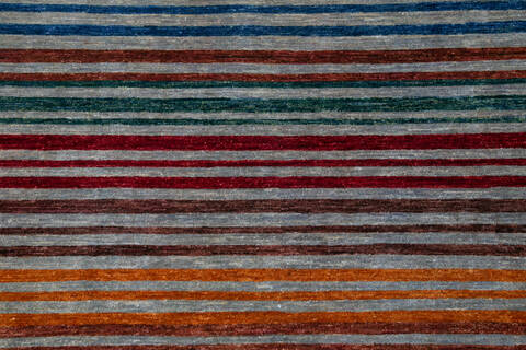 Chobi Grey Hand Knotted 57 X 84  Area Rug 700-145292 Image 4