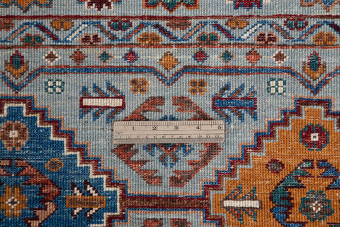 Chobi Grey Hand Knotted 57 X 84  Area Rug 700-145292 Image 7