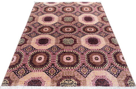 Chobi Red Hand Knotted 50 X 69  Area Rug 700-145324 Image 1