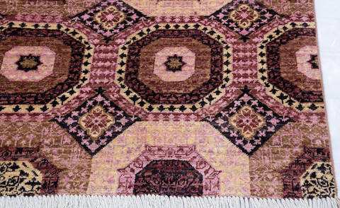 Chobi Red Hand Knotted 50 X 69  Area Rug 700-145324 Image 4