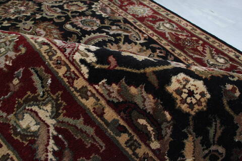 Jaipur Black Hand Knotted 40 X 64  Area Rug 905-145369 Image 10