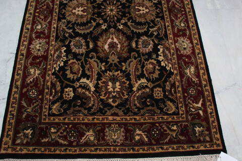 Jaipur Black Hand Knotted 40 X 64  Area Rug 905-145369 Image 6