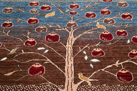 Chobi Multicolor Hand Knotted 43 X 511  Area Rug 700-145378 Image 3