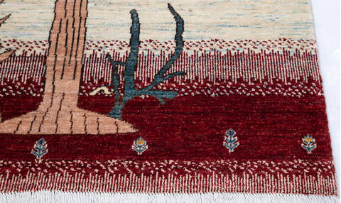 Chobi Multicolor Hand Knotted 43 X 511  Area Rug 700-145378 Image 4