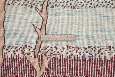 Chobi Multicolor Hand Knotted 43 X 511  Area Rug 700-145378 Image 6