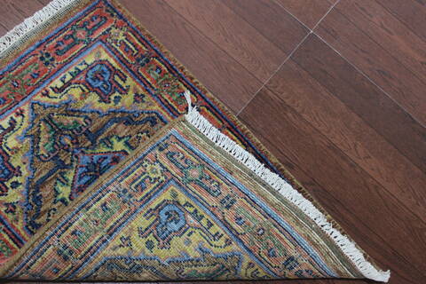 Vintage Multicolor Hand Knotted 20 X 30  Area Rug 902-145396 Image 1