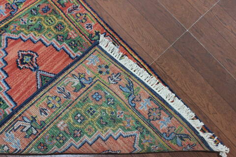 Vintage Multicolor Hand Knotted 20 X 30  Area Rug 902-145404 Image 1