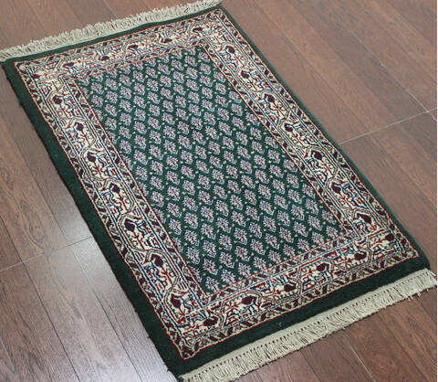 Vintage Multicolor Hand Knotted 20 X 30  Area Rug 902-145409 Image 2