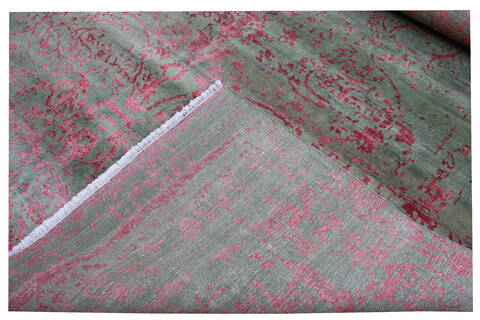 Heriz Multicolor Hand Knotted 100 X 130  Area Rug 902-145420 Image 1