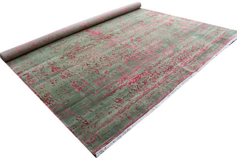 Heriz Multicolor Hand Knotted 90 X 120  Area Rug 902-145421 Image 2