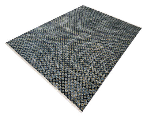 Modern-Contemporary Multicolor Hand Knotted 711 X 104  Area Rug 904-145456 Image 2