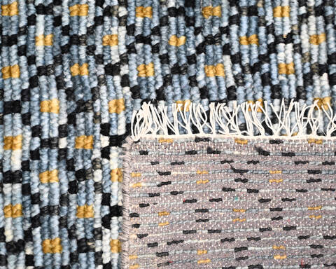 Modern-Contemporary Multicolor Hand Knotted 711 X 104  Area Rug 904-145456 Image 4