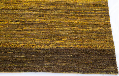 Gabbeh Yellow Hand Knotted 60 X 95  Area Rug 700-145510 Image 4