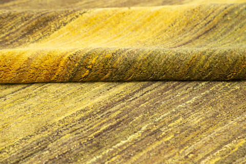 Gabbeh Yellow Hand Knotted 60 X 95  Area Rug 700-145510 Image 5
