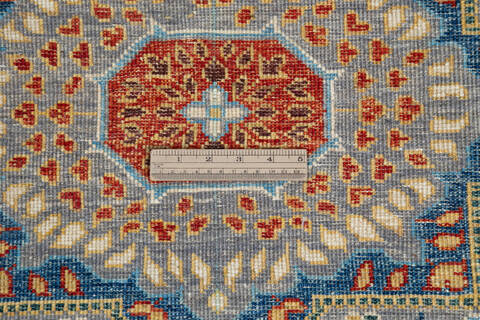 Chobi Grey Runner Hand Knotted 26 X 81  Area Rug 700-145514 Image 6