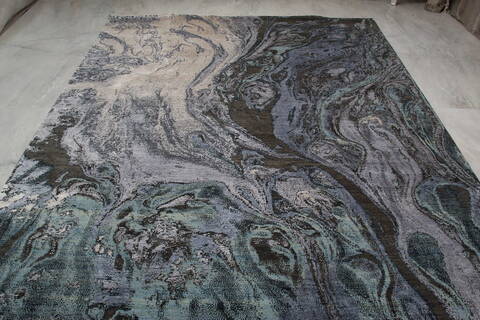 Jaipur Grey Hand Knotted 80 X 100  Area Rug 905-145535 Image 10