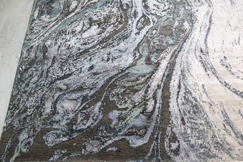 Jaipur Grey Hand Knotted 80 X 100  Area Rug 905-145535 Image 2