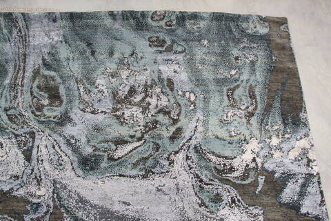 Jaipur Grey Hand Knotted 80 X 100  Area Rug 905-145535 Image 6