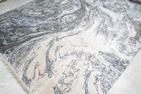 Jaipur Grey Hand Knotted 80 X 100  Area Rug 905-145535 Image 8