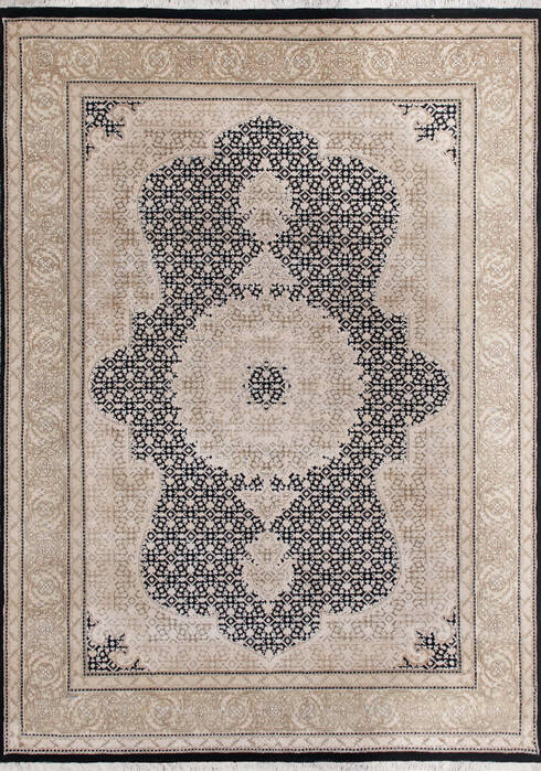 Mahi Black Hand Knotted 49 X 66  Area Rug 902-145546 Image 0
