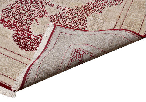 Mahi Red Hand Knotted 49 X 66  Area Rug 902-145549 Image 1