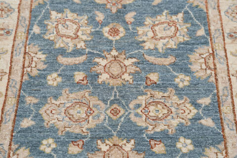 Chobi Blue Hand Knotted 29 X 47  Area Rug 700-145559 Image 3