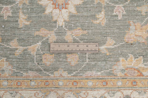 Chobi Green Hand Knotted 29 X 41  Area Rug 700-145561 Image 6