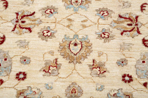 Chobi Beige Hand Knotted 42 X 59  Area Rug 700-145574 Image 4