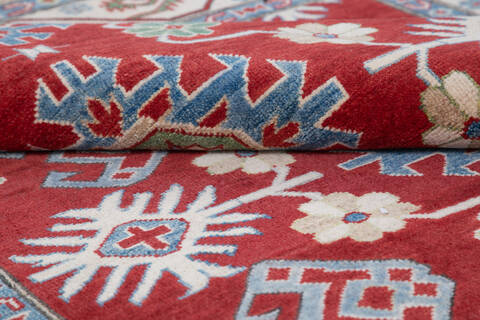 Kazak Red Hand Knotted 50 X 610  Area Rug 700-145598 Image 5