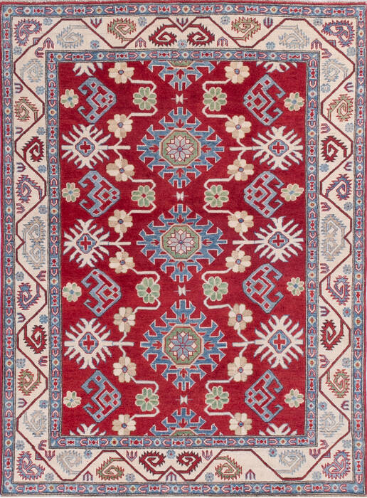 Kazak Red Hand Knotted 50 X 610  Area Rug 700-145598 Image 0