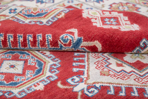 Kazak Red Hand Knotted 50 X 67  Area Rug 700-145599 Image 5