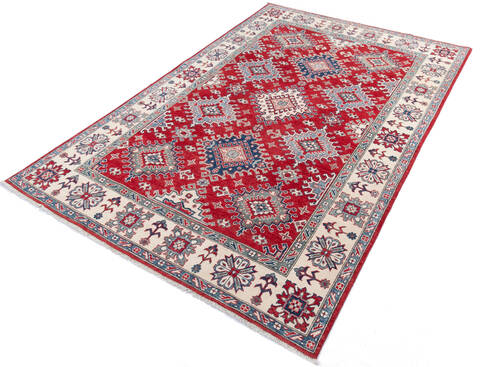 Kazak Red Hand Knotted 66 X 911  Area Rug 700-145610 Image 2