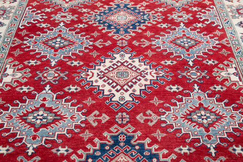 Kazak Red Hand Knotted 66 X 911  Area Rug 700-145610 Image 3