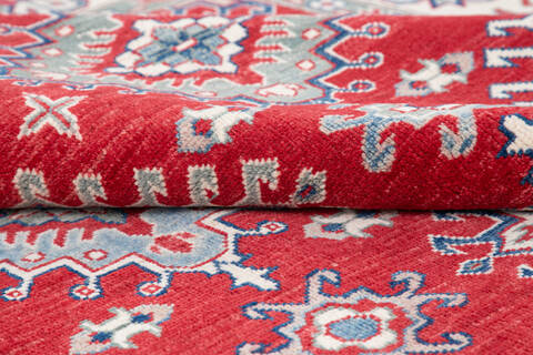 Kazak Red Hand Knotted 66 X 911  Area Rug 700-145610 Image 5
