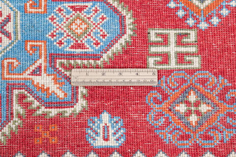 Kazak Red Hand Knotted 50 X 65  Area Rug 700-145618 Image 7