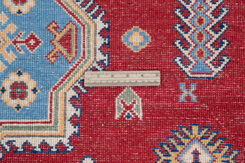 Kazak Red Hand Knotted 51 X 68  Area Rug 700-145649 Image 6