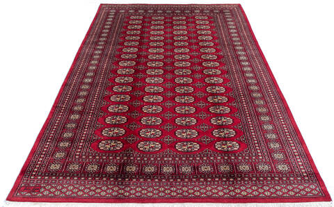 Bokhara Red Hand Knotted 69 X 911  Area Rug 700-145657 Image 1