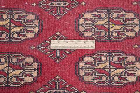 Bokhara Red Hand Knotted 69 X 911  Area Rug 700-145657 Image 6