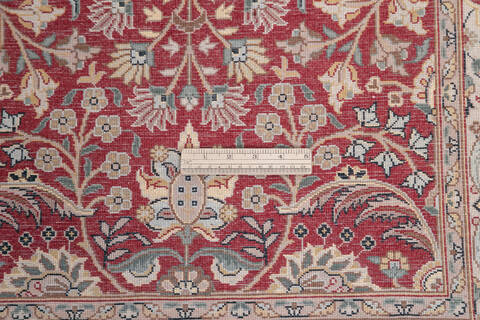 Pak-Persian Red Runner Hand Knotted 27 X 126  Area Rug 700-145697 Image 6