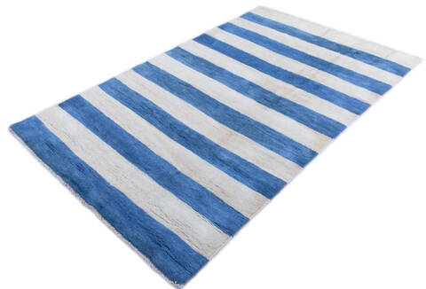 Moroccan Blue Hand Knotted 53 X 86  Area Rug 700-145754 Image 2