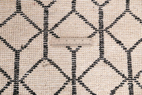 Moroccan White Hand Knotted 41 X 63  Area Rug 700-145761 Image 6