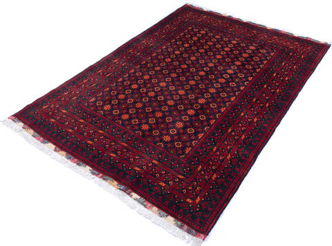 Khan Mohammadi Blue Hand Knotted 58 X 710  Area Rug 700-145791 Image 2