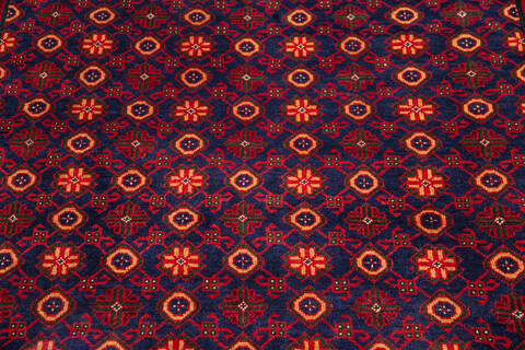 Khan Mohammadi Blue Hand Knotted 58 X 710  Area Rug 700-145791 Image 3