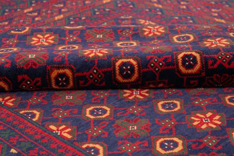 Khan Mohammadi Blue Hand Knotted 58 X 710  Area Rug 700-145791 Image 5