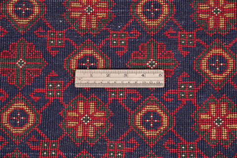 Khan Mohammadi Blue Hand Knotted 58 X 710  Area Rug 700-145791 Image 6