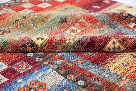 Chobi Red Hand Knotted 59 X 80  Area Rug 700-145896 Image 5
